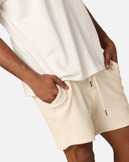 XXIII Ozzy Waffle Shorts Cream