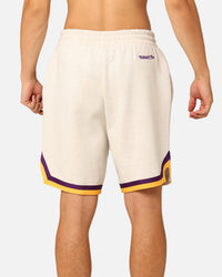 Mitchell & Ness Los Angeles Lakers Shooting Shorts White Marle