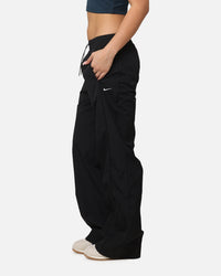 Nike Women's Sportswear High-Waisted Woven Open-Hem Pants Black/White