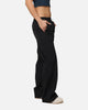 Nike Women's Sportswear High-Waisted Woven Open-Hem Pants Black/White