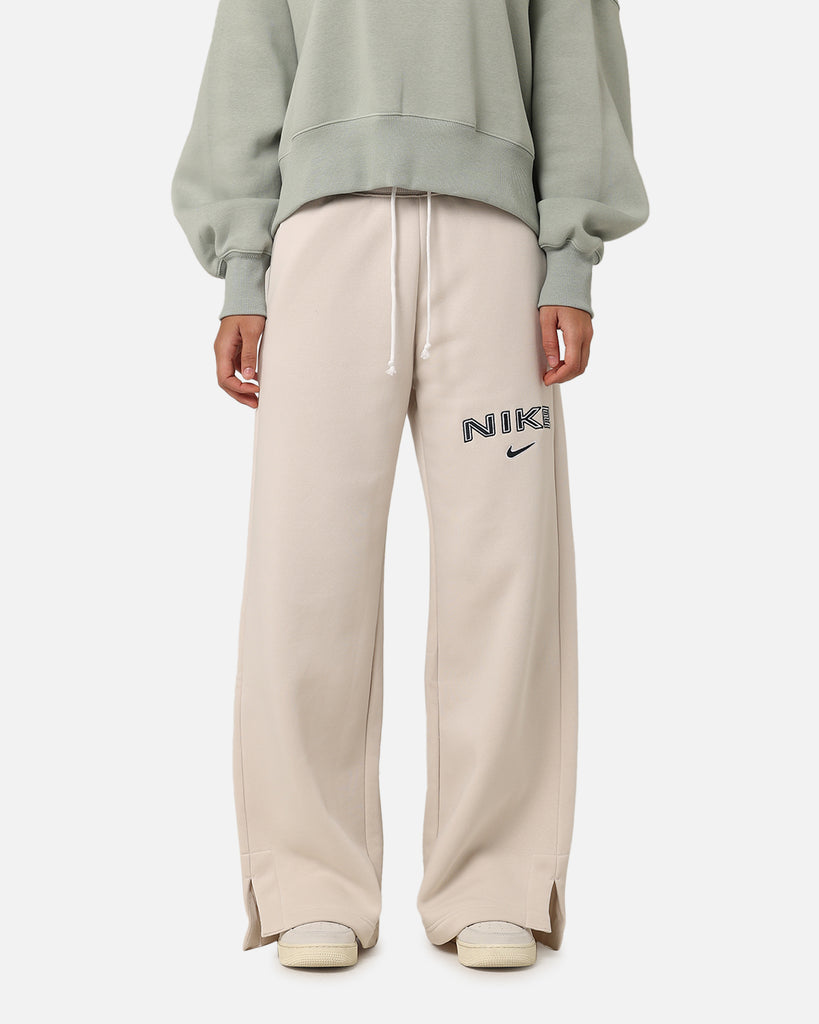 Wide Leg Joggers Nike Oatmeal Joggers Ignite Wide Leg Joggers 'Cream'