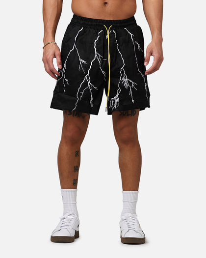 Diet Starts Monday Lightning Shorts Black