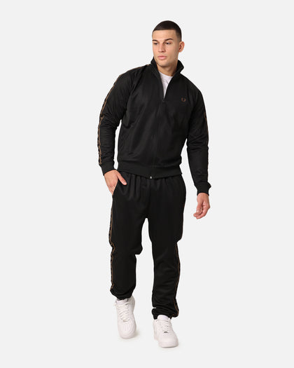 Fred Perry Contrast Tape Track Pants Black/Stone
