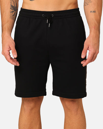 Fred Perry Taped Sweat Shorts Black/Stone