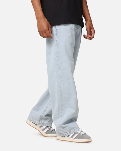 Calvin Klein 90's Loose Pleated Jeans Light Blue