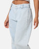 Calvin Klein 90's Loose Pleated Jeans Light Blue