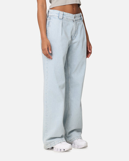 Calvin Klein 90's Loose Pleated Jeans Light Blue