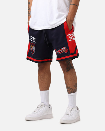 Pro Standard Atlanta Braves Fast Lane 2.0 Shorts Midnight/Red