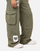 Loiter Utopia Cargo Sweat Pants Khaki Green
