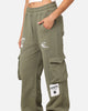 Loiter Utopia Cargo Sweat Pants Khaki Green