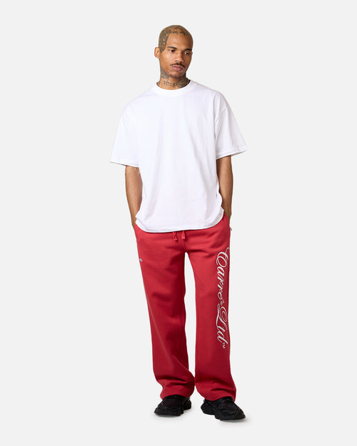Carre Rosebud Baggy Trackpant Red