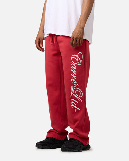 Carre Rosebud Baggy Trackpant Red