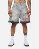 Lifted Anchors "Maria" Boro Shorts Blue Bleached