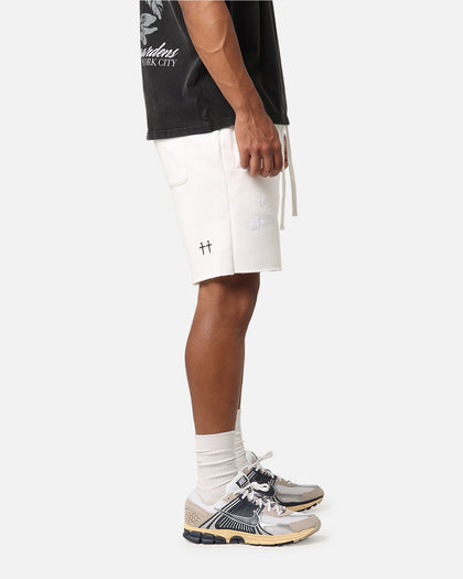 Saint Morta Bxnes Sweat Shorts Off White