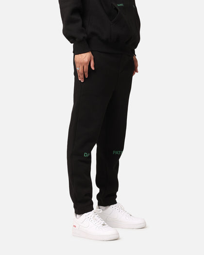 Daniel Patrick Surplus Logo Sweatpants Black/Hunter Green