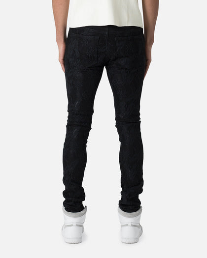 MNML X608 Laced Skinny Denim Jeans Black