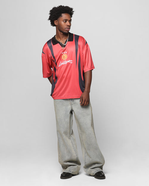 Loiter Star Walker Wide Leg Jean Washed Blue