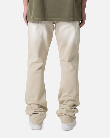 MNML B375 Flare Denim Jeans Light Tan