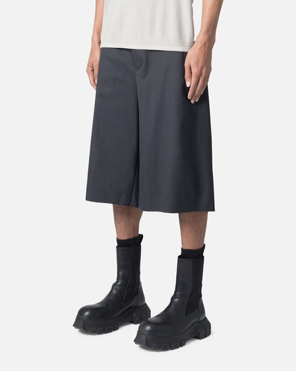 MNML Baggy Pleated Shorts Grey