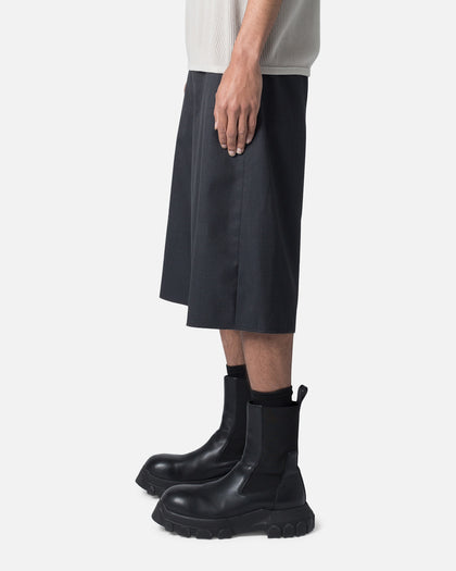 MNML Baggy Pleated Shorts Grey