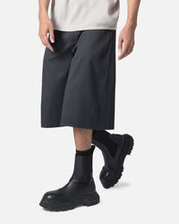 MNML Baggy Pleated Shorts Grey
