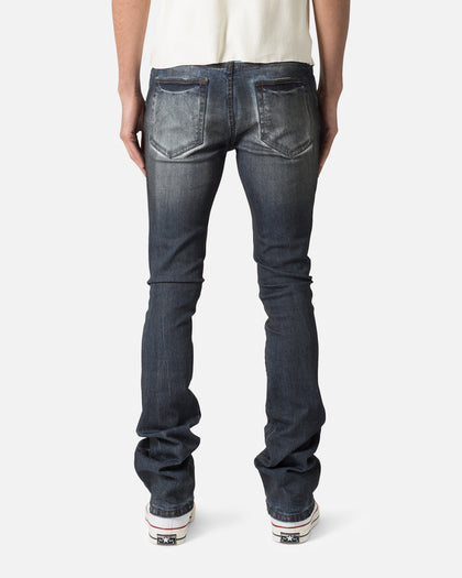 MNML X385 Skinny Stacked Denim Jean Blue