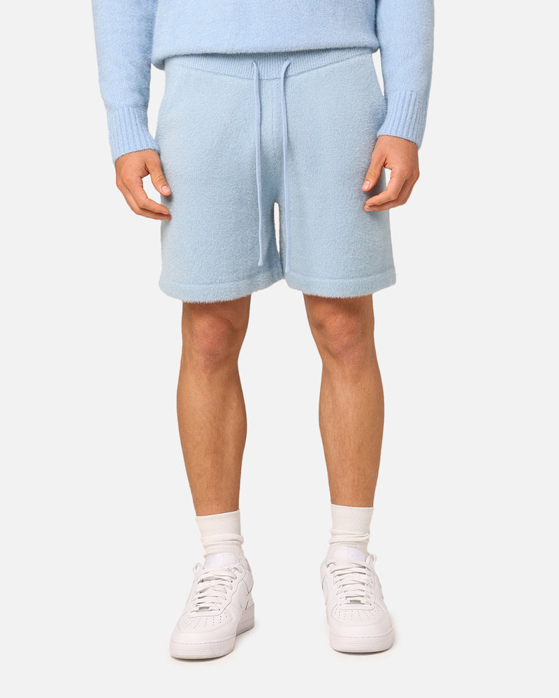XXIII Fluffy Knit Shorts Blue