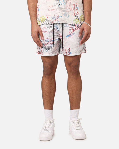 Ksubi Skrawler Board Shorts White
