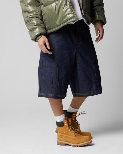 Loiter Star Child Jorts Indigo