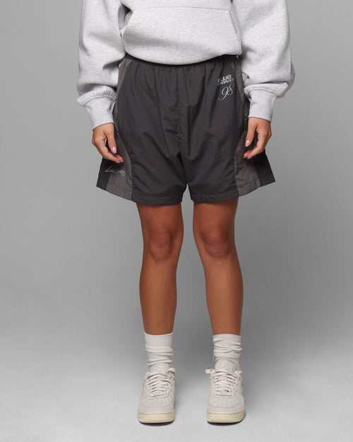 Loiter Subculture Panel Shorts Charcoal