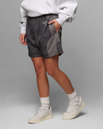Loiter Subculture Panel Shorts Charcoal