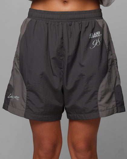 Loiter Subculture Panel Shorts Charcoal