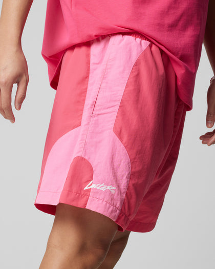 Loiter Subculture Panel Shorts Pink