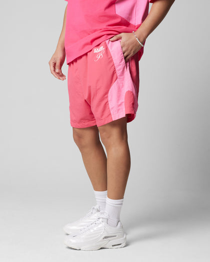 Loiter Subculture Panel Shorts Pink