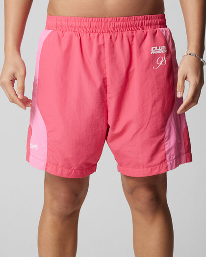 Loiter Subculture Panel Shorts Pink