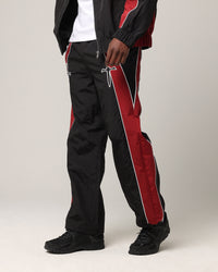 Saint Morta Boundary Track Jogger Black/Burgundy