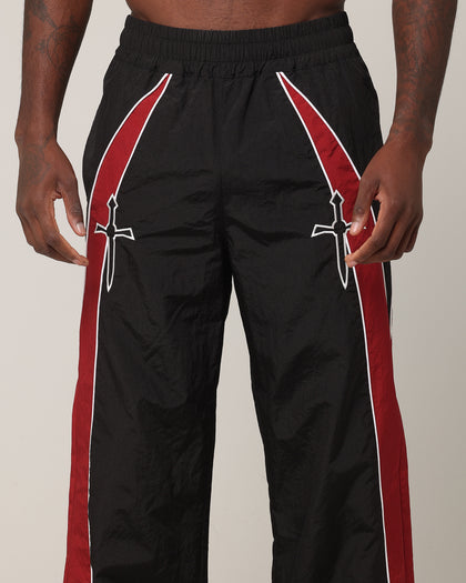 Saint Morta Boundary Track Jogger Black/Burgundy