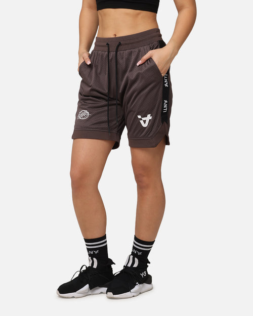 The Anti Order Future Racing Basketball Shorts Dark Brown