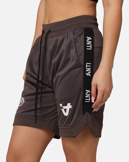 The Anti Order Future Racing Basketball Shorts Dark Brown