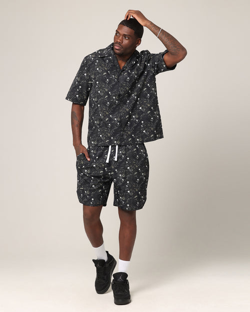 Saint Morta Netherworld Nylon Shorts Multi