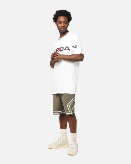 Jordan Dri-FIT Sport Diamond Shorts Medium Olive/White