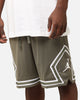 Jordan Dri-FIT Sport Diamond Shorts Medium Olive/White