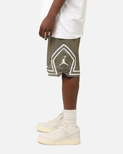 Jordan Dri-FIT Sport Diamond Shorts Medium Olive/White