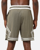 Jordan Dri-FIT Sport Diamond Shorts Medium Olive/White