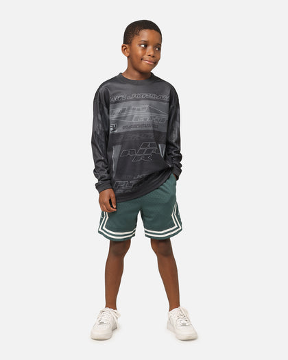 Jordan Kids' Dri-FIT Diamond Shorts Oxidized Green