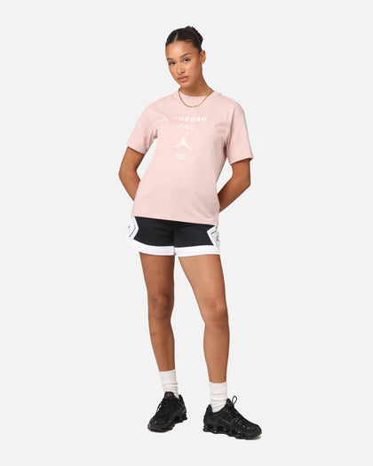 Jordan Women's 4" Diamond Shorts Black/White/White