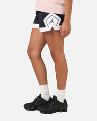 Jordan Women's 4" Diamond Shorts Black/White/White