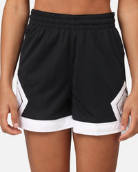 Jordan Women's 4" Diamond Shorts Black/White/White