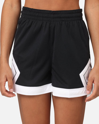 Jordan Women's 4" Diamond Shorts Black/White/White