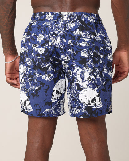 Saint Morta Undying Beach Shorts Navy/White